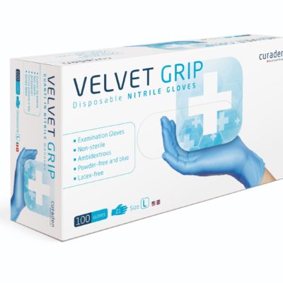 Curaden – Velvet Grip Latex-free disposable gloves